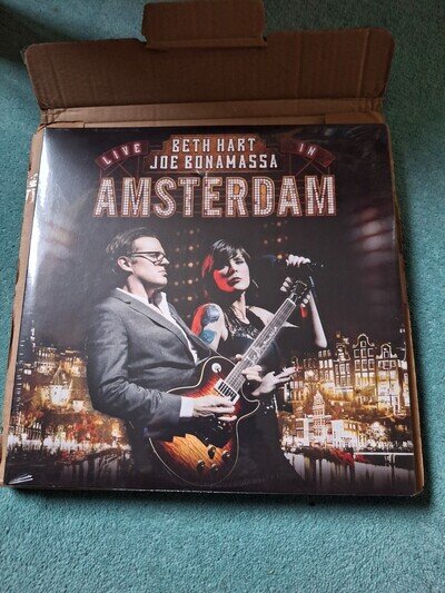 job bonamassa beth hart live in amsterdam triple vinyl LP sealed NEW original