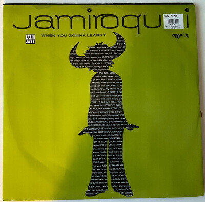 Jamiroquai – When You Gonna Learn? UK 1992 FUNK/SOUL EXCELLENT 12" SINGLE VINYL