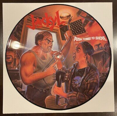 Jackyl Push Comes to Shove Picture Disc LP Vinyl 1994 US RARE!!!