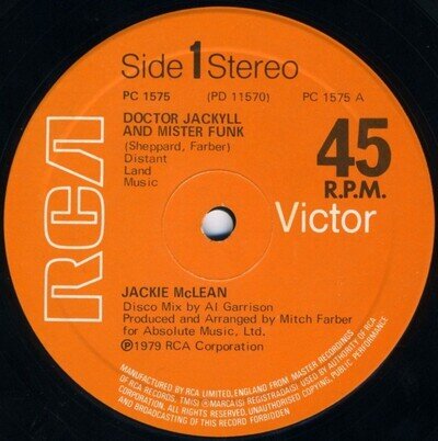 Jackie McLean - Doctor Jackyll And Mister Funk (12", Single)