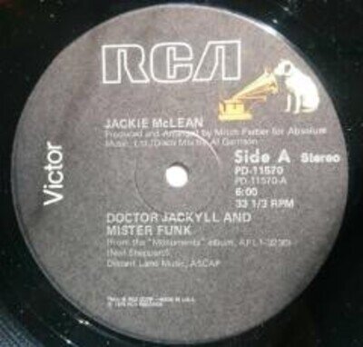 Jackie McLean - Doctor Jackyll And Mister Funk (12")