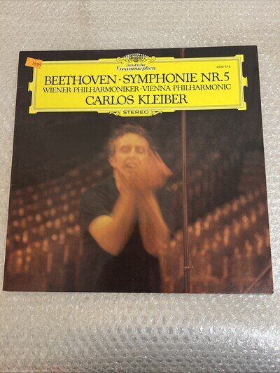 BEETHOVEN Symphony #5 - CARLOS KLEIBER, Vienna - DG ST LP 1975 NM