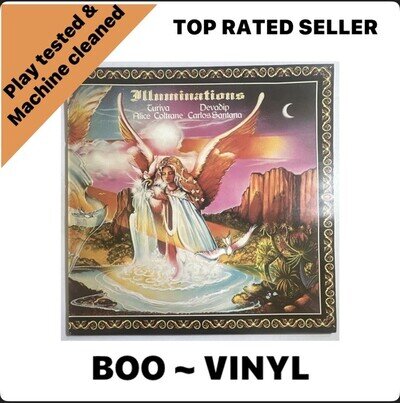 Coltrane Santana Illuminations Excellent Vinyl LP Record Album CBS 69063 EX / EX