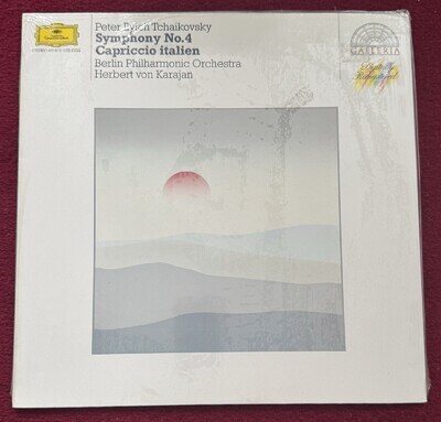 Tchaikovsky Symphony no 4 Capriccio Italien Karajan BPO Classical Vinyl LP New