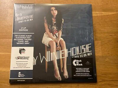 Amy Winehouse [SEALED] DELUXE EDITION VINYL 2x LP Back To Black HALF SPEED