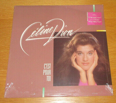 CELINE DION C'EST POUR TOI Rare New SEALED Canada 1985 TBS LP MINT VINYL
