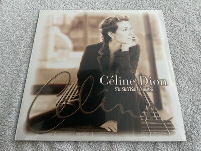 CELINE DION S’IL SUFFISAIT D’AIMER 12" VINYL RECORD ALBUM LP NEW AND SEALED