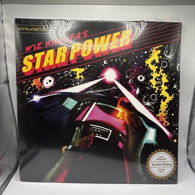 Wiz Khalifa – Star Power (Color Vinyl LP, First Pressing, Sealed, Cover Damage)