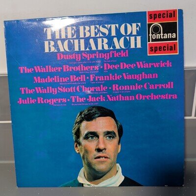 THE BEST OF BURT BACHARACH 1968 UK VINYL LP FONTANA SFL13193 EX/VG+