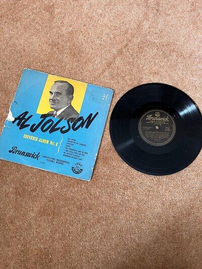 Al Jolson – Souvenir Album Vol. 6 (Original 1951 US 10" LP) VG