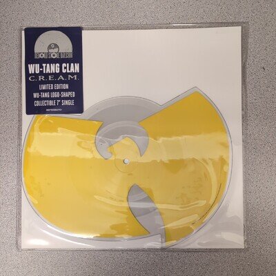 Wu Tang Clan Cream 7" Limited Edition Vinyl Picture Disc Record Store Day Rare!