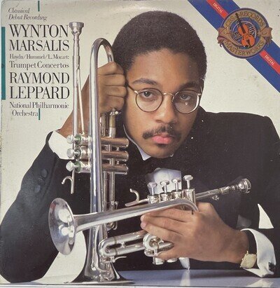 Wynton Marsalis Trumpet Concertos LP CBS Masterworks Digital Classical Vinyl