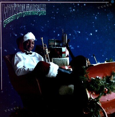 Wynton Marsalis - Crescent City Christmas Card UK LP 1989 + Innerbag .*