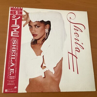 SHEILA E S/T SHEILA E JAPAN LP OBI P-13389 PRINCE