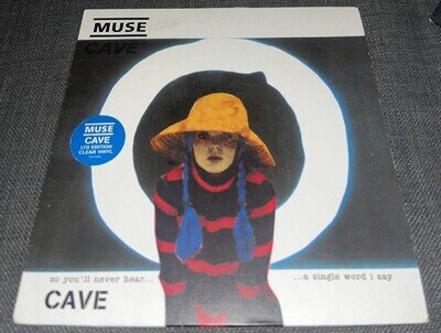 MUSE Cave 7” single 1999 Limited Clear Vinyl