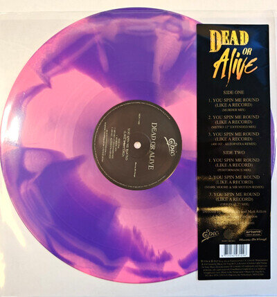 Dead Or Alive You Spin Me Round 12" vinyl record limited 40th Anniversary 2025