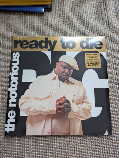 The Notorious B.I.G - Ready To Die (2 LP GOLD VINYL) *SEALED* Rhino/Bad Boy