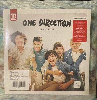 💚 SEALED One Direction Up All Night Translucent Green Vinyl Urban Outfitters