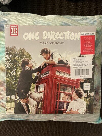 🤍 SEALED One Direction Take Me Home Vinyl Record White Swirl Urban Outfitters