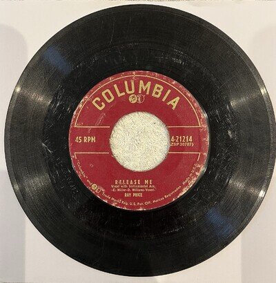 Ray Price – Release Me / I'll Be There - Columbia – 4-21214 1950s country