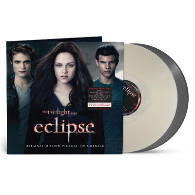The Twilight Saga: Eclipse Original Soundtrack Clear/Black 2LP Vinyl 12" Album