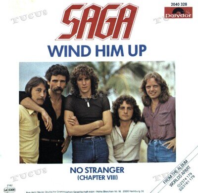 Saga - Wind Him Up 7" (VG) .*