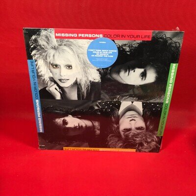 MISSING PERSONS Color In Your Life 986 USA vinyl LP colour original record