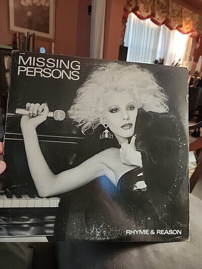 Missing Persons Rhyme & Reason 1984 12 Vinyl LP Record Elektra Records VG++