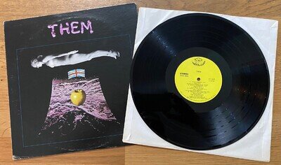 THEM - S/T LP (RARE 1969 US Pressing on HAPPY TIGER, post-Van Morrison) NM/VG