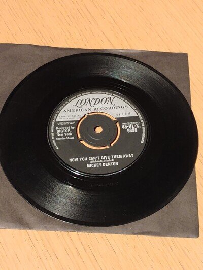 Mickey Denton Steady Kind / Now You Can't Give Them Away 7" HLX 9398 RARE