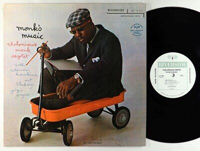 Thelonious Monk Septet - Monk's Music LP - Riverside - OJC-084 Mono VG++