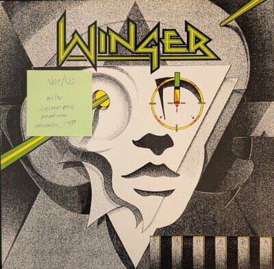 Winger Self Titled Vinyl Record VG+/VG 781867-1 1988 1st Press