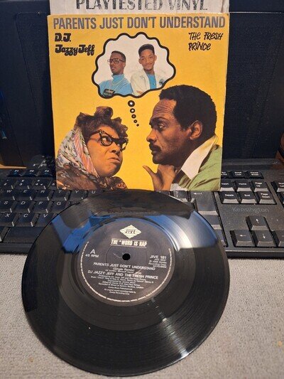 DJ JAZZY JEFF * FRESH PRINCE PARENTS JUST DONT UNDERSTAND WILL SMITH 7" VG++ 45