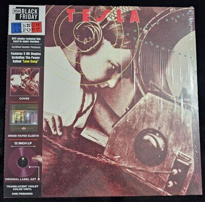 TESLA THE GREAT RADIO CONTROVERSY RSD VIOLET IN SHRINK 2020 FRENCH PRESS NM/NM