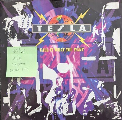 Tesla Call It What You Want Vinyl Record VG/VG GFST15 1991