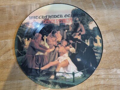 WITCHFINDER GENERAL - Death Penalty LP LIMITED ED PICTURE DISC HMR PD 8 1982