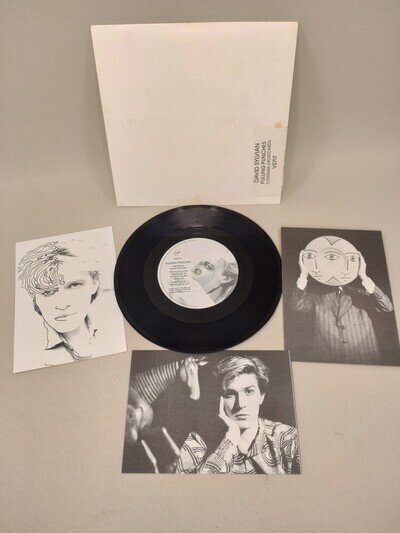 David Sylvian Pulling Punches Ltd Ed 1984 1st Press 7" Vinyl Single + Postcards