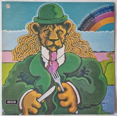 SAVOY BROWN-LIONS SHARE 1973 Press VINYL DECCA SKL 5152 Lovely Example