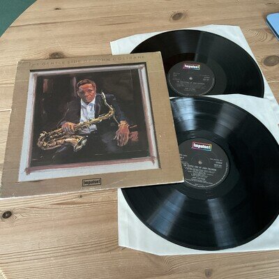 JOHN COLTRANE - THE GENTLE SIDE OF JOHN COLTRANE - UK PRESSING DOUBLE LP