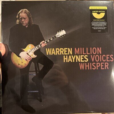 Warren Haynes Million Voices Whisper Indie-Exclusive Canary Yellow Vinyl ABB 2LP