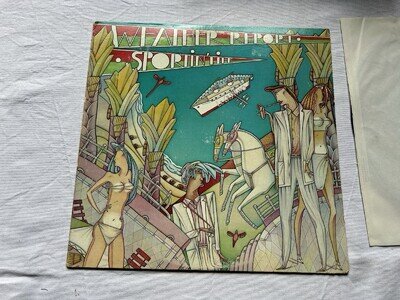 Weather Report – Sportin' Life 1985 jazz fusuion LP Album vinyl record