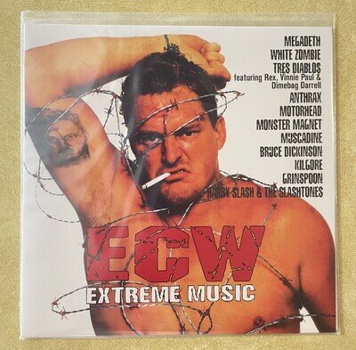ECW Wrestling Extreme Music Vinyl pink vinyl White Zombie Megadeth Motorhead