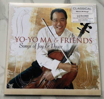 Yo-Yo Ma and Friends Songs Of Joy And Peace 2x 180g Green Vinyl Mint IN STOCK