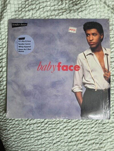Babyface – Tender Lover LP Z45288 Mint Import Shrink + Hype Sticker 1989