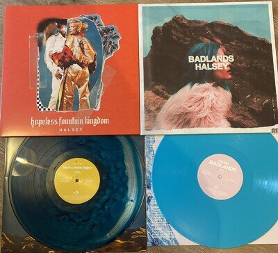 Halsey-2 X Coloured vinyl LPs see photos