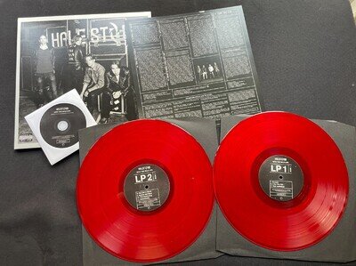HALESTORM Into The Wild Life UK 1ST PRESS 2015 ATLANTIC 2LP RED VINYL NR MINT!