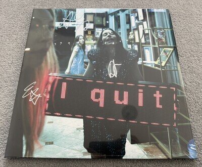 Haim Signed I Quit Vinyl - Silver LP - Autograph