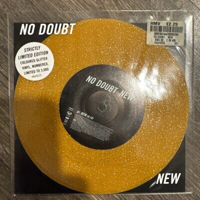 No Doubt Gwen Stefani New 7" UK Orange Glitter* NEW Vinyl Ltd Numbered 1999 OOP