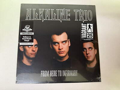Alkaline Trio From Here To Infirmary Vinyl LP Yellow & Red Swirl Vinyl Newbury