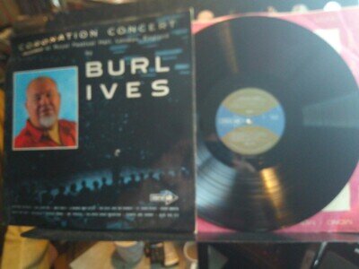 Burl Ives - Coronation Concert Festival Hall - UK Coral CP31 mono LP